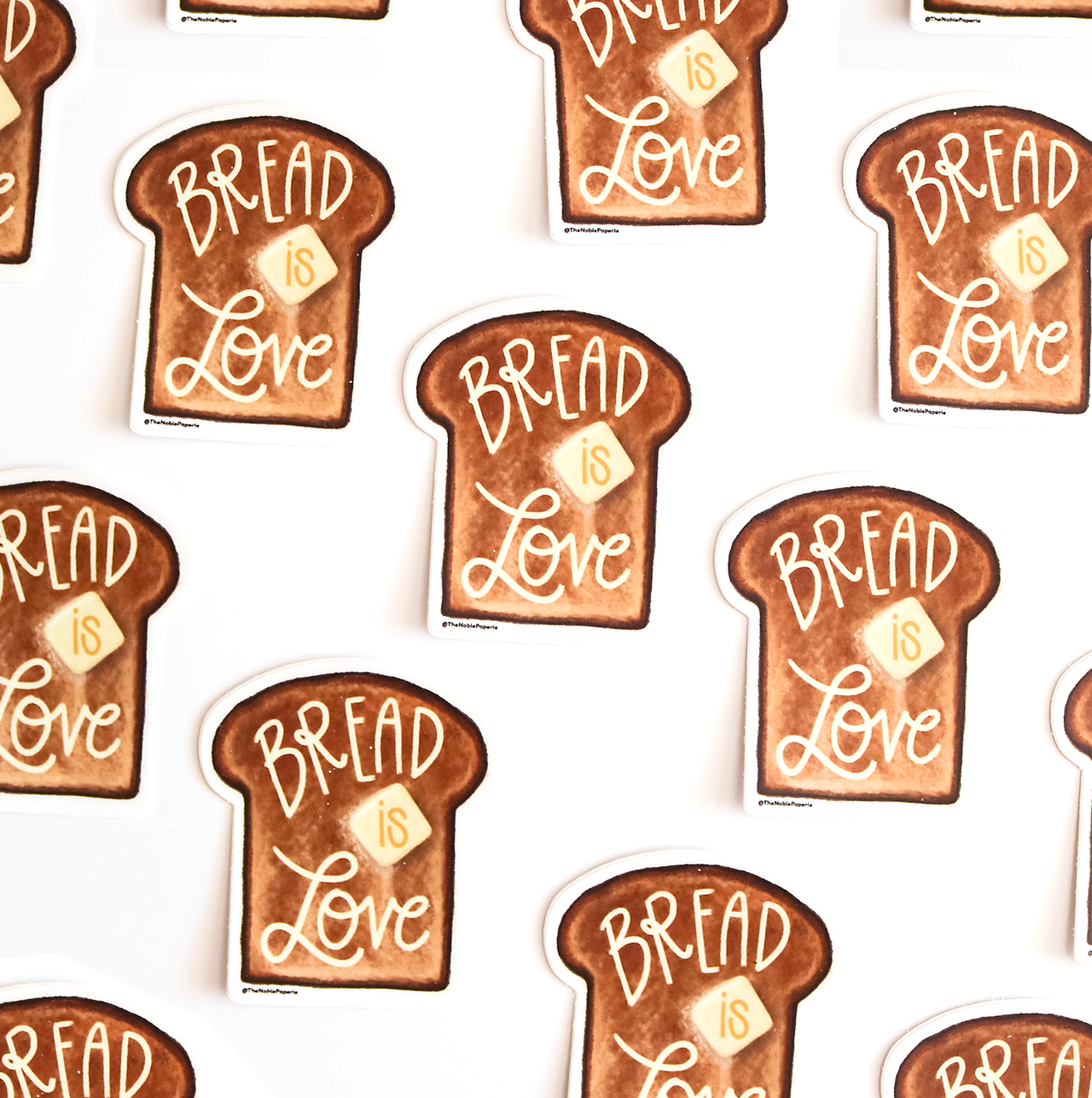 Bread is Love | Bread Toast Carbs Baking Love Vinyl Sticker