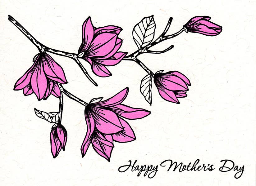 Magnolia Mother's Day Greeting Card