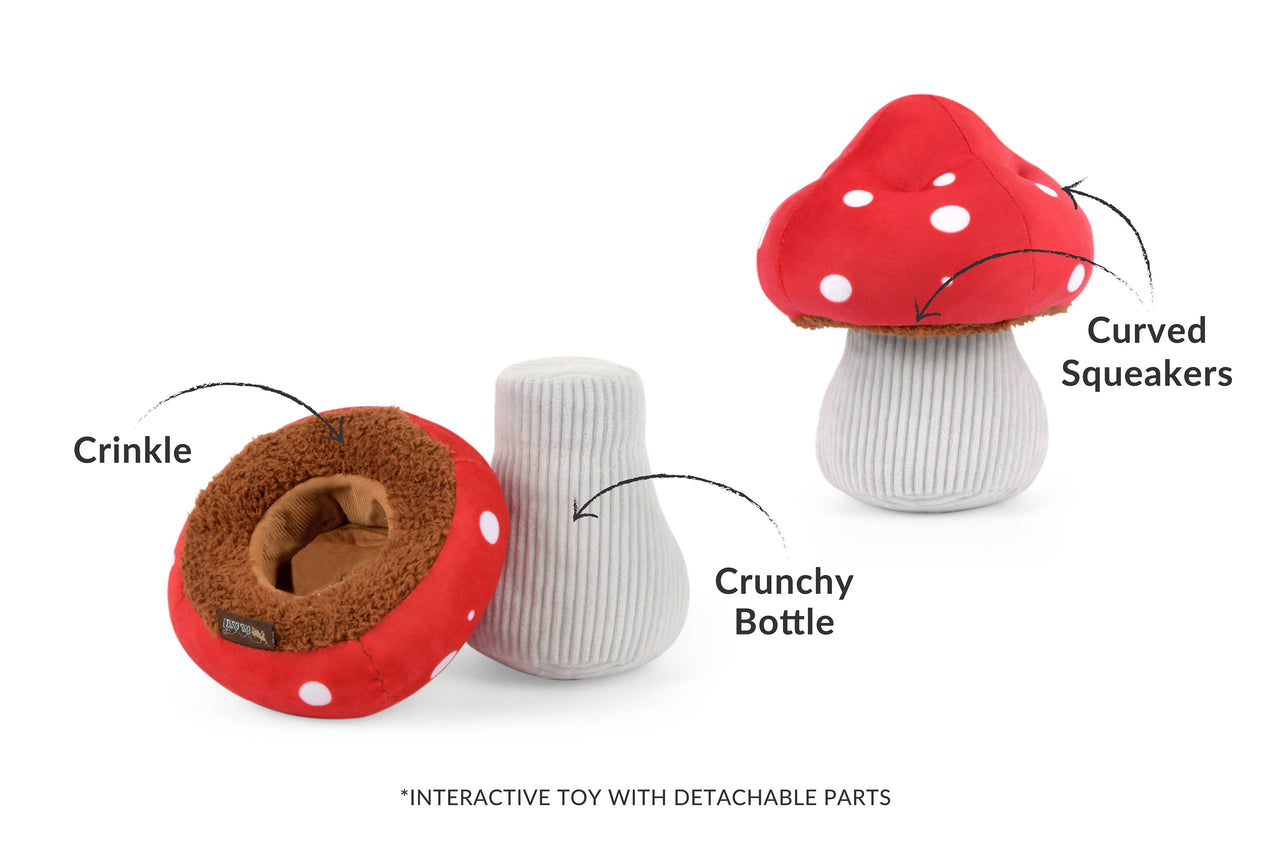 Blooming Buddies - Mutt Mushroom Pet Toy