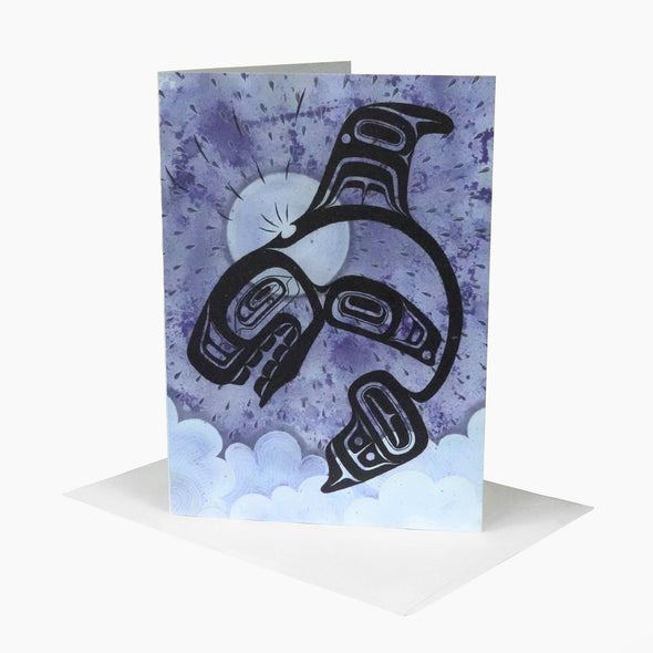 Killer Whale in the Sky Card