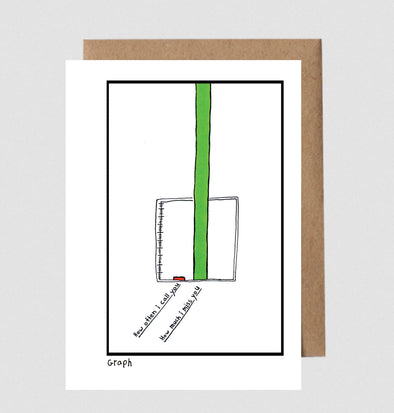 Bar Graph - Greeting Card