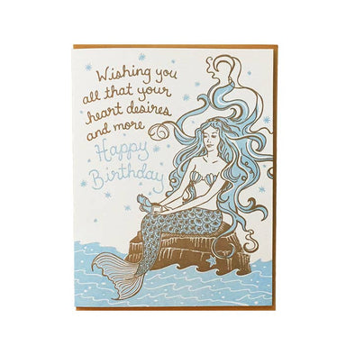 Birthday Mermaid Card