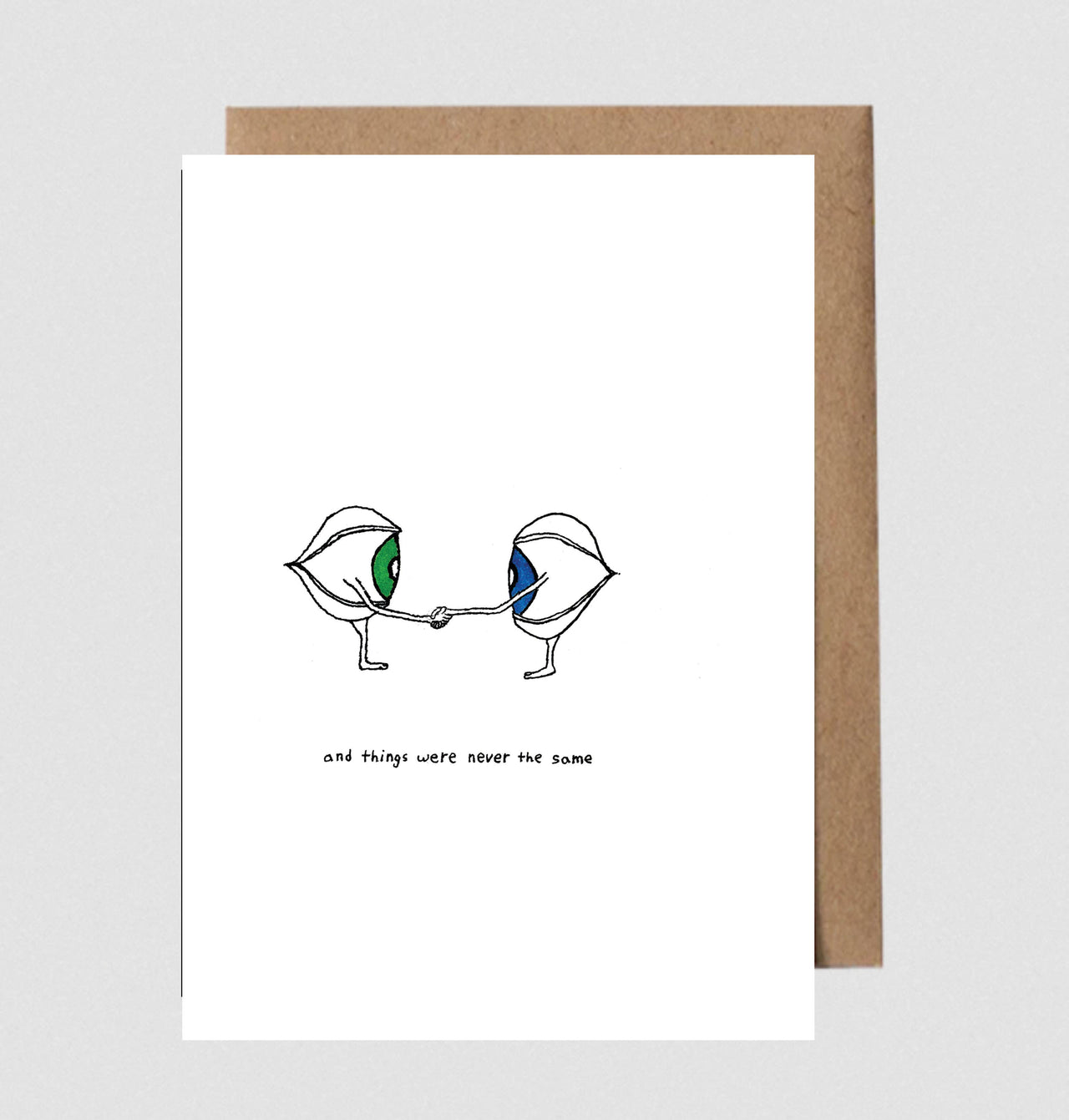 The Day Our Eyes Met - Greeting Card