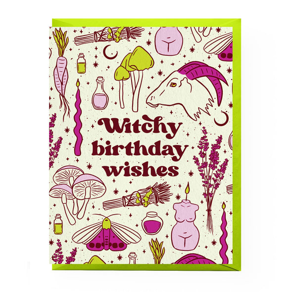 Witchy Birthday Card