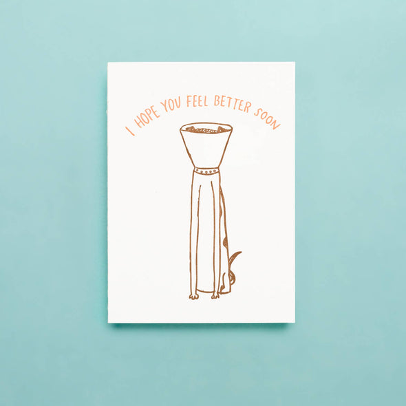 Feel Better Soon - Letterpress Greeting Card