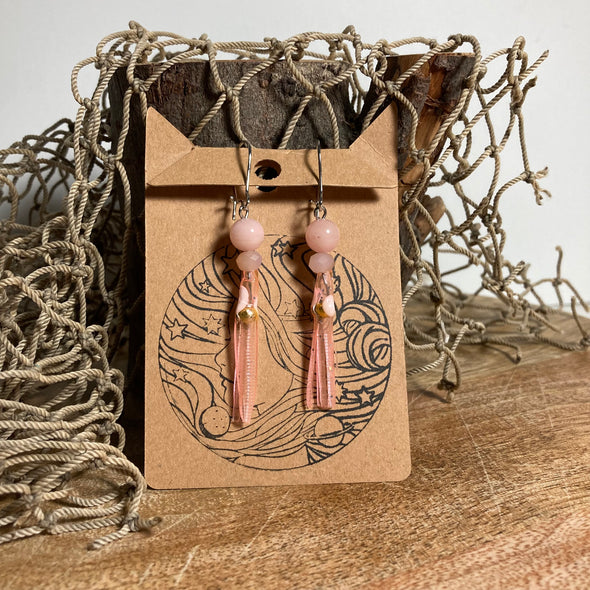 Small Hoochie Earrings - Pink