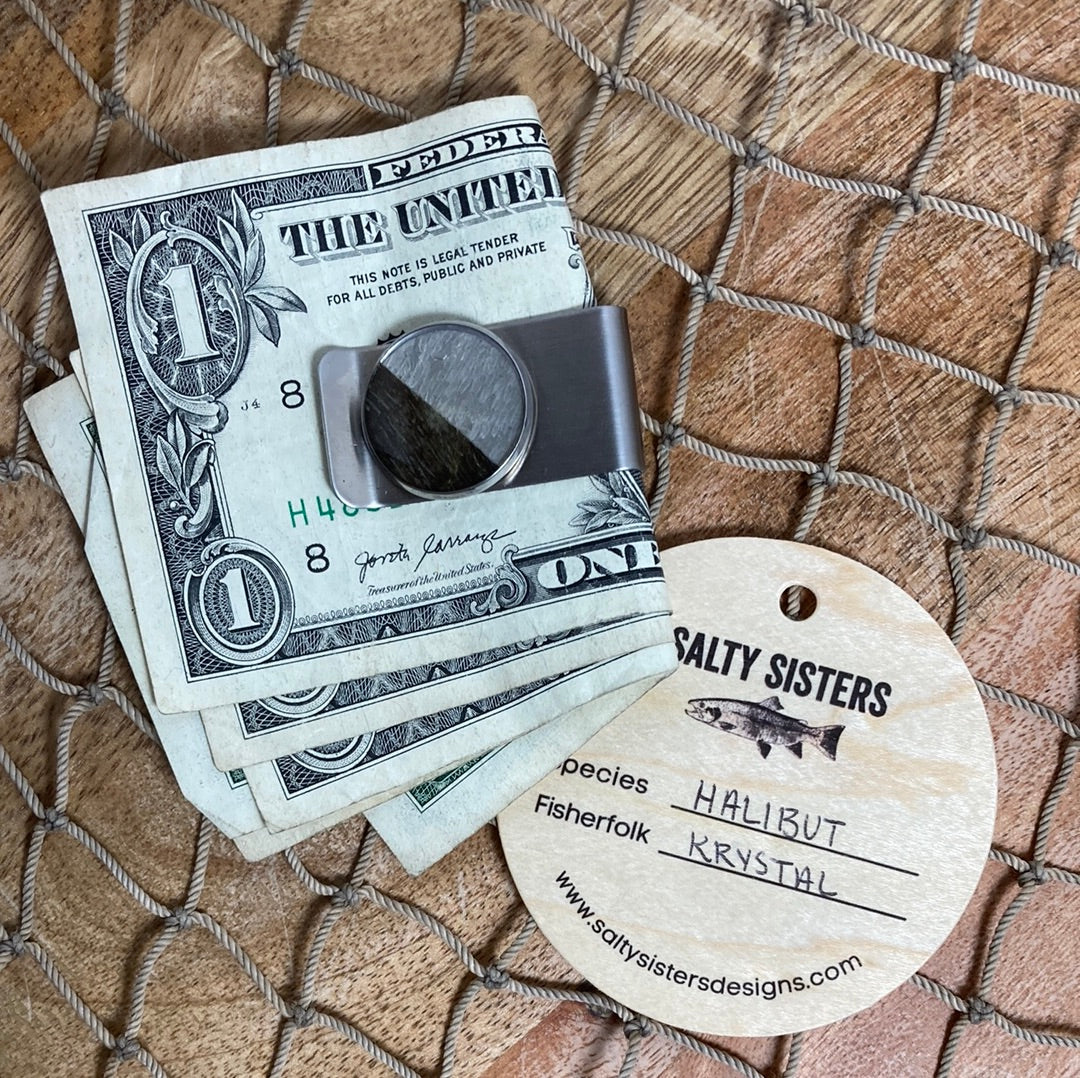 Cured Fish Skin Money Clip