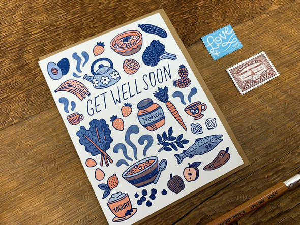 Get Well Healthy Foods Card