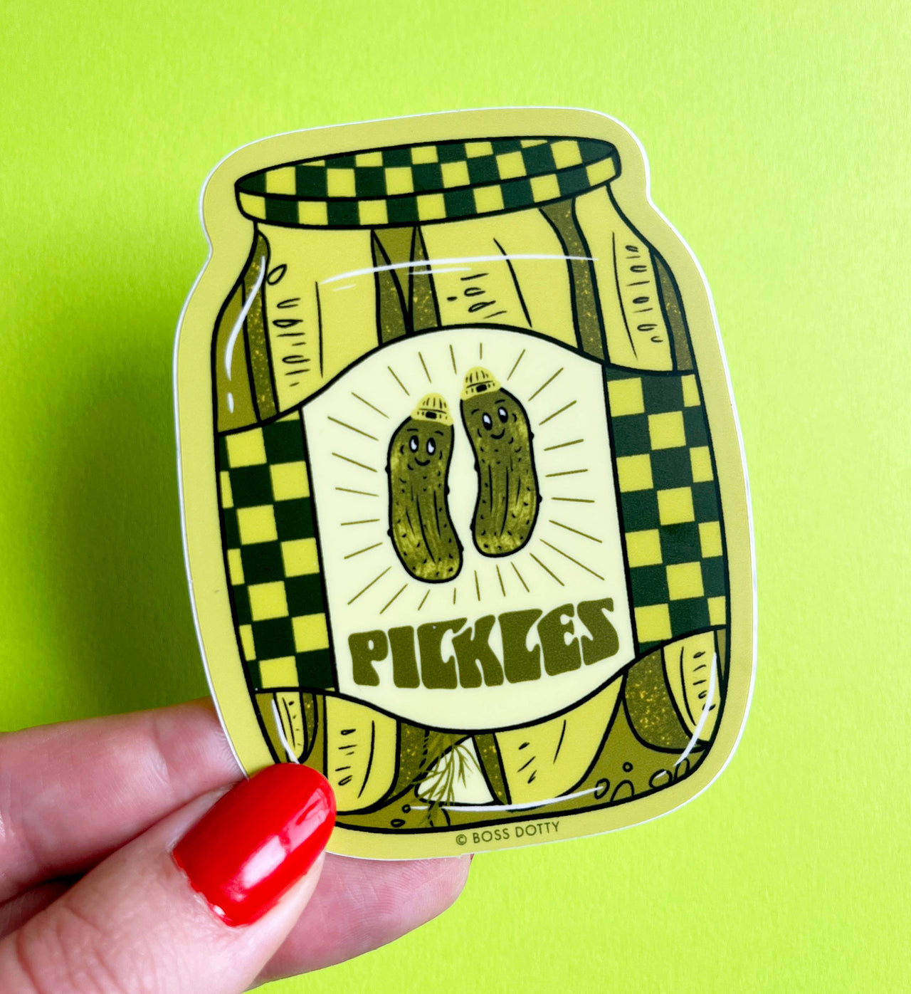 Pickle Jar Sticker