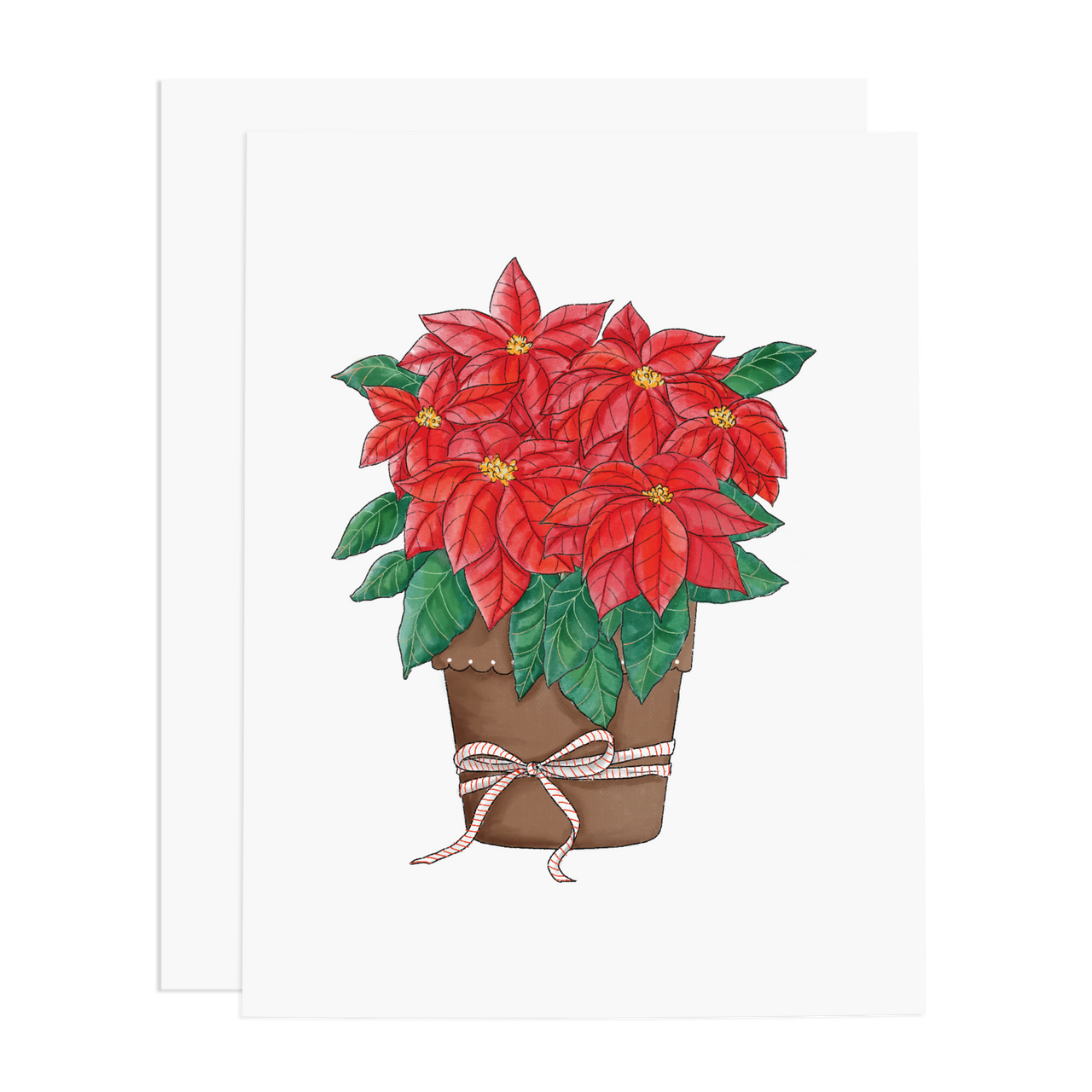 Poinsettia Card