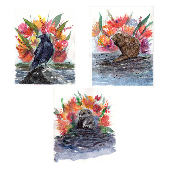 Alaskan Wildlife Greeting Cards