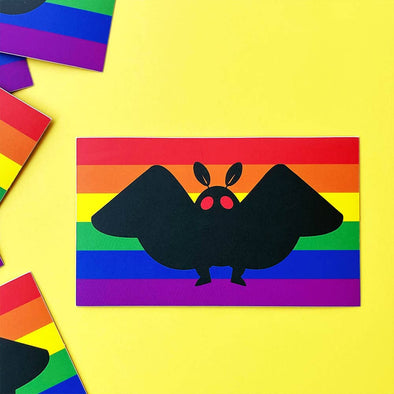 Mothman Pride Sticker