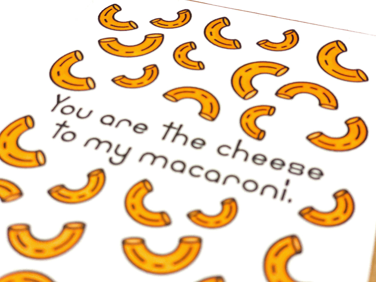 Macaroni Greeting Card