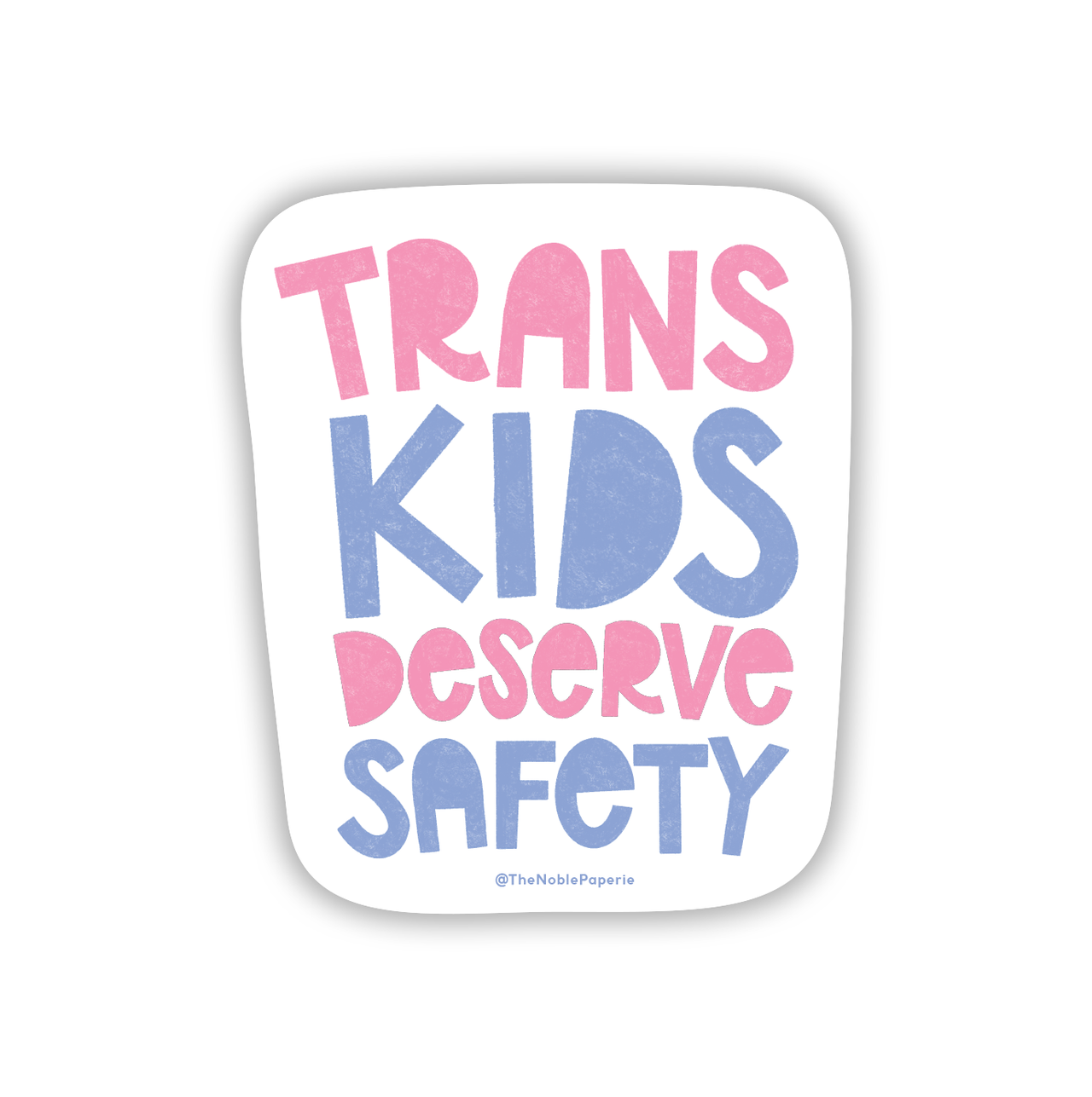 Trans Kids Safety | Transgender Trans LGBTQIA Pride Sticker