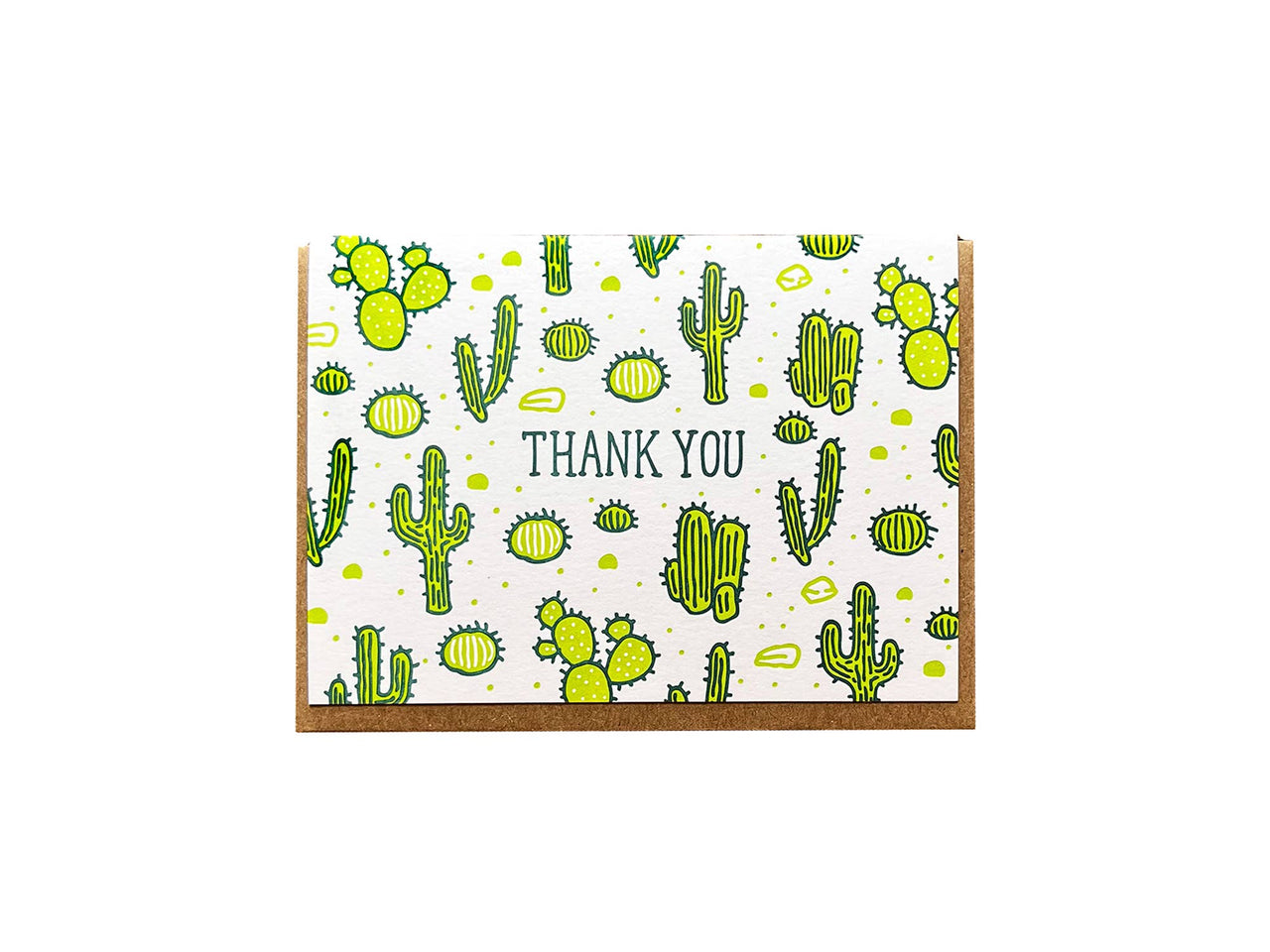 Cactus Thank You Card: Single Card