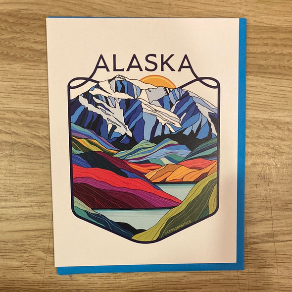 Alaska Mountain Greeting Card