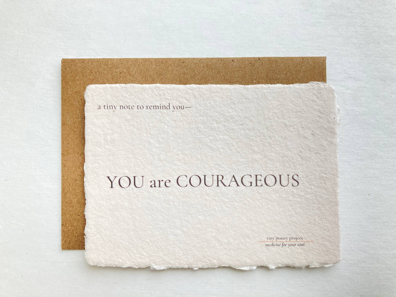 YOU are COURAGEOUS: LIFT ME UP! CARD