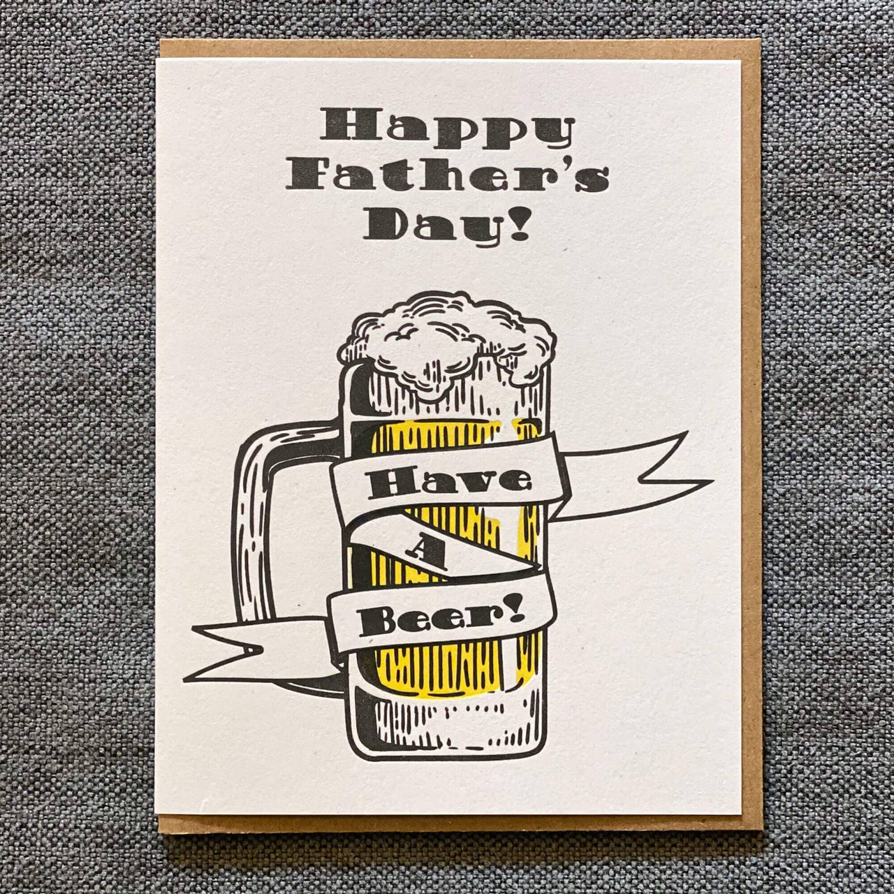 Beer Dad Father's Day Greeting Card