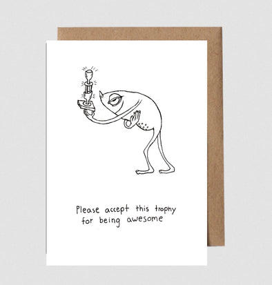 Trophy - Greeting Card