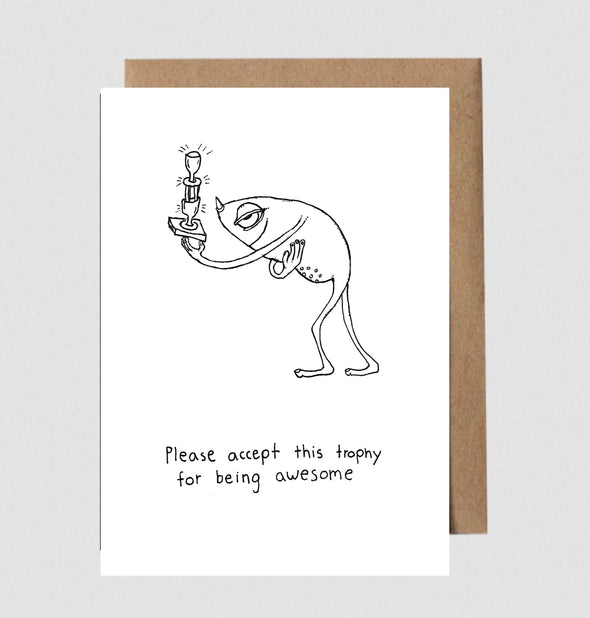 Trophy - Greeting Card