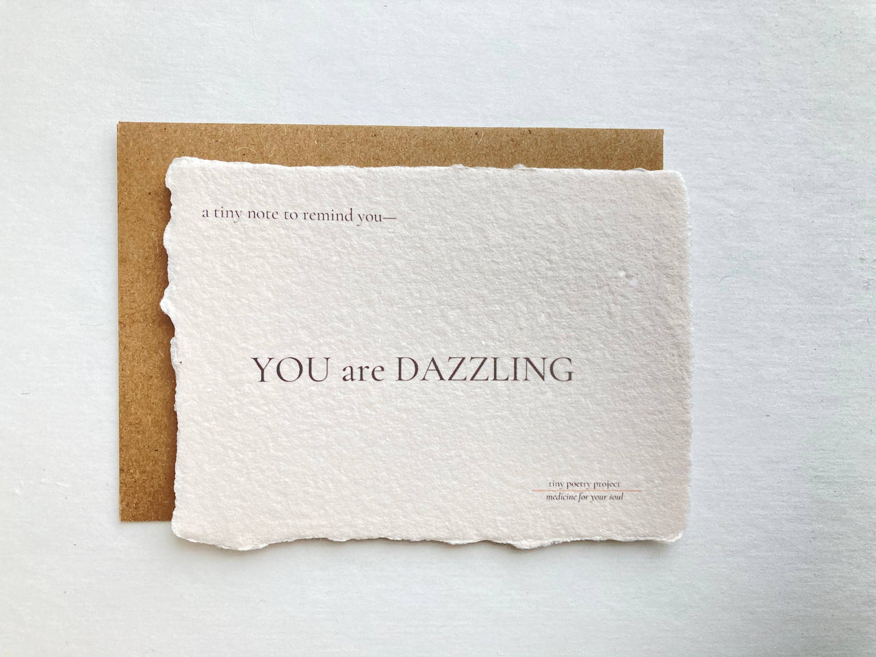 YOU are DAZZLING: LIFT ME UP! CARD