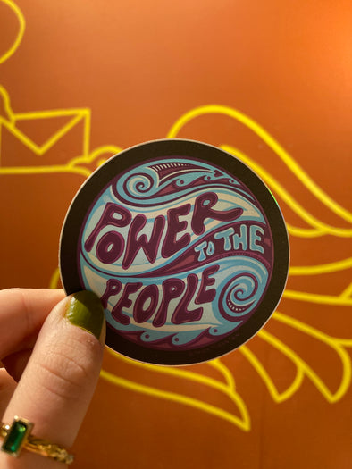 Power to the People Sticker