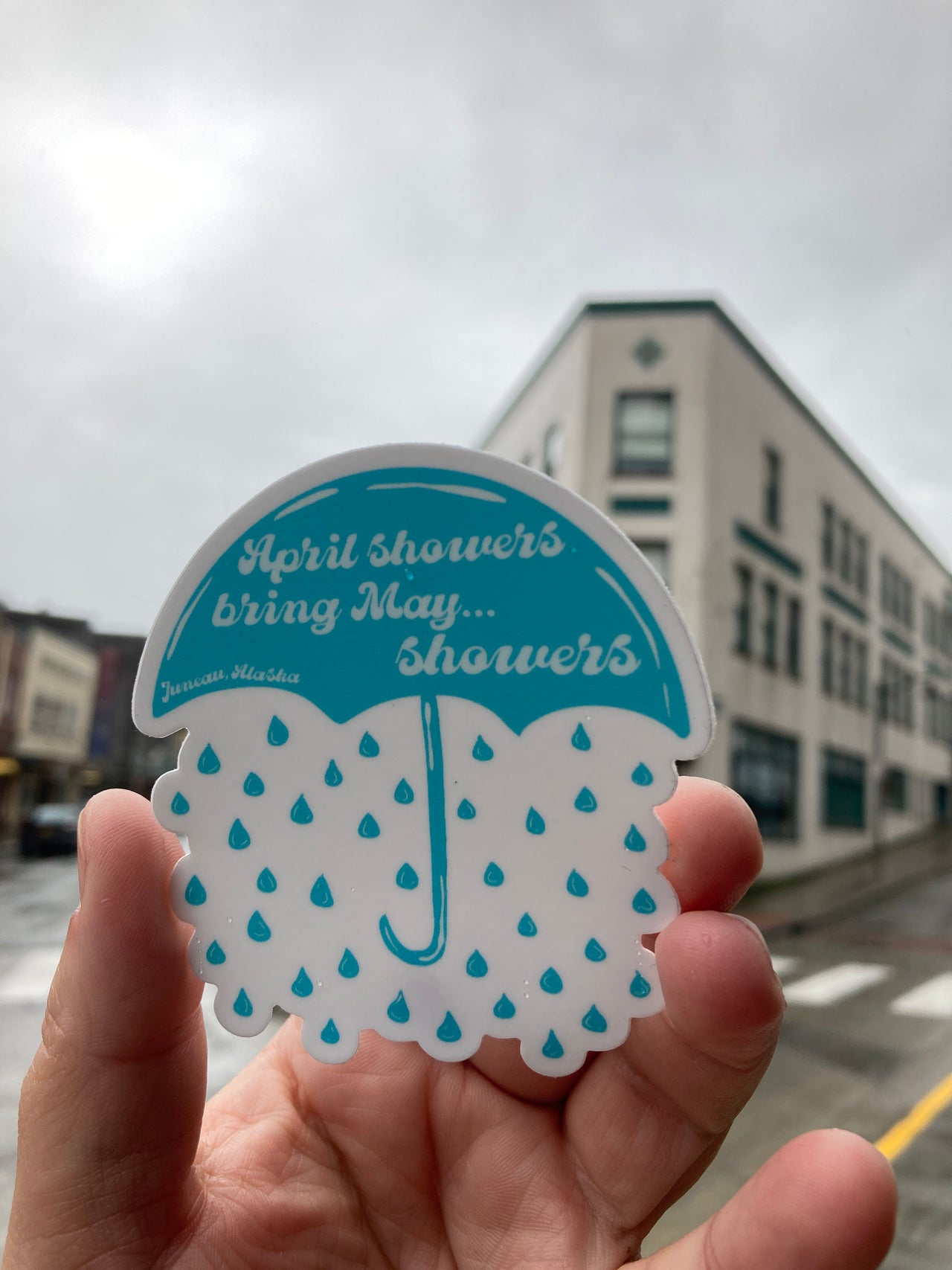 April Showers Sticker