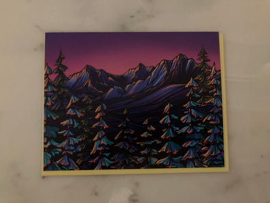 Blue Ridge Mtn. Greeting Card