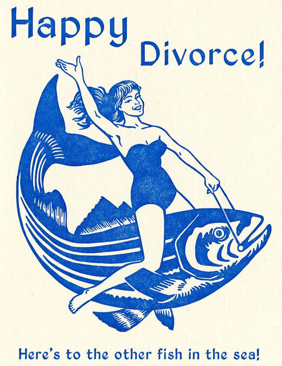 Happy Divorce Greeting Card