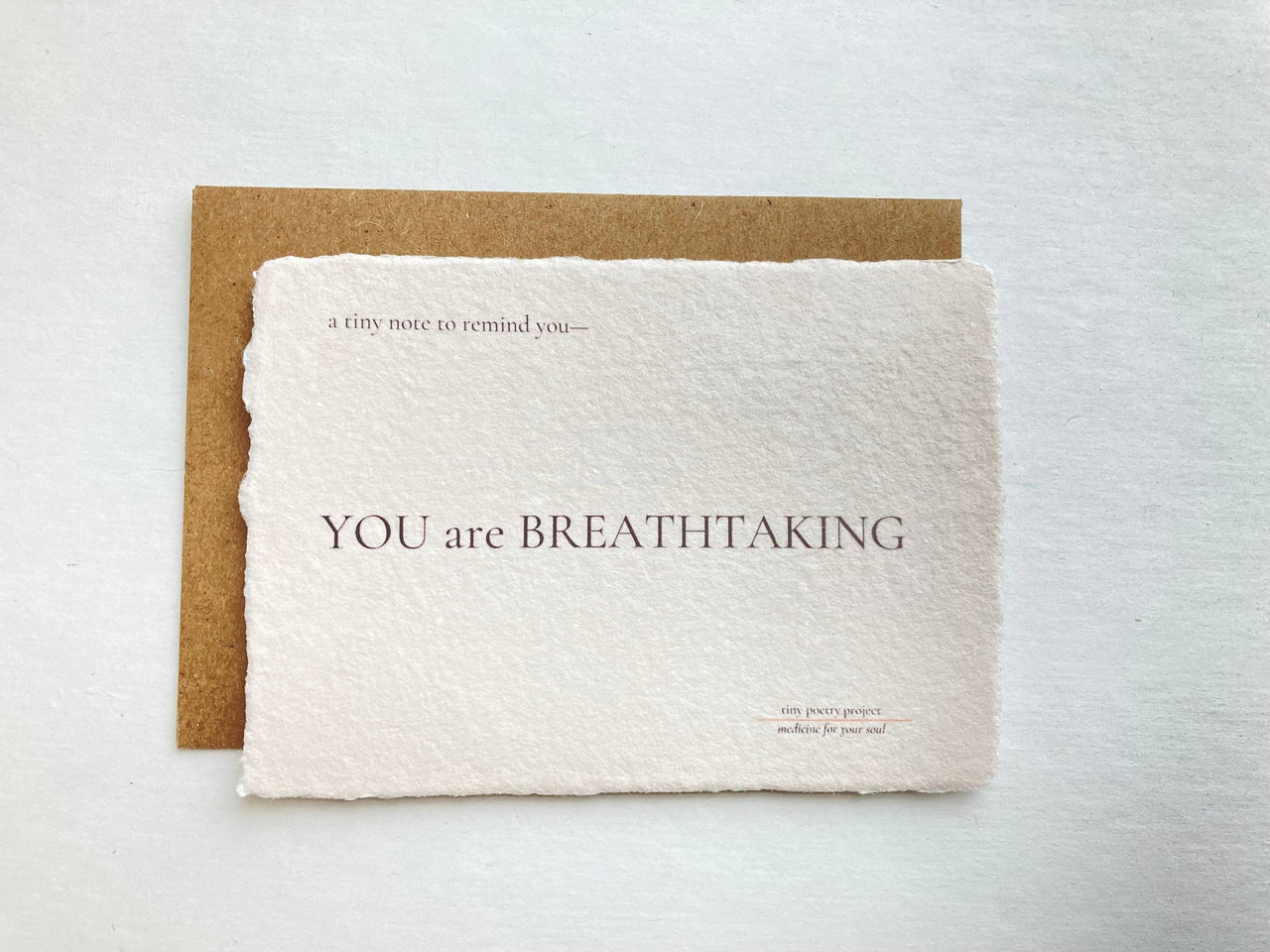 YOU are BREATHTAKING: LIFT ME UP! CARD