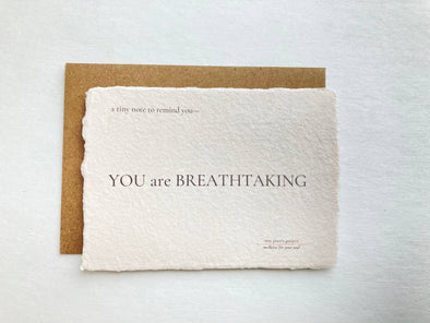 YOU are BREATHTAKING: LIFT ME UP! CARD