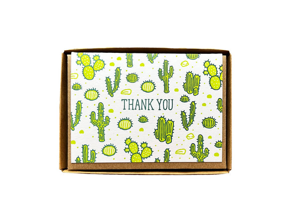 Cactus Thank You Card: Single Card