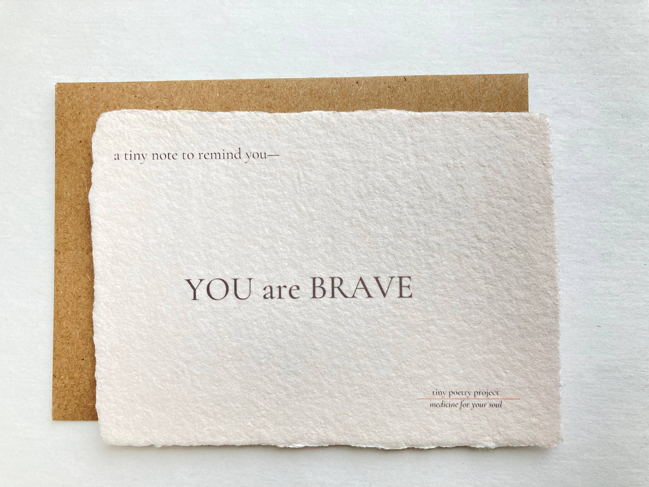 YOU are BRAVE: LIFT ME UP! CARD