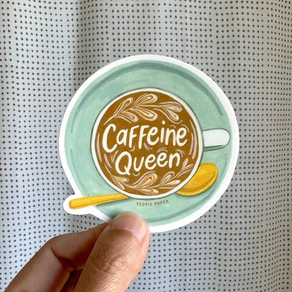 Caffeine Queen Sticker