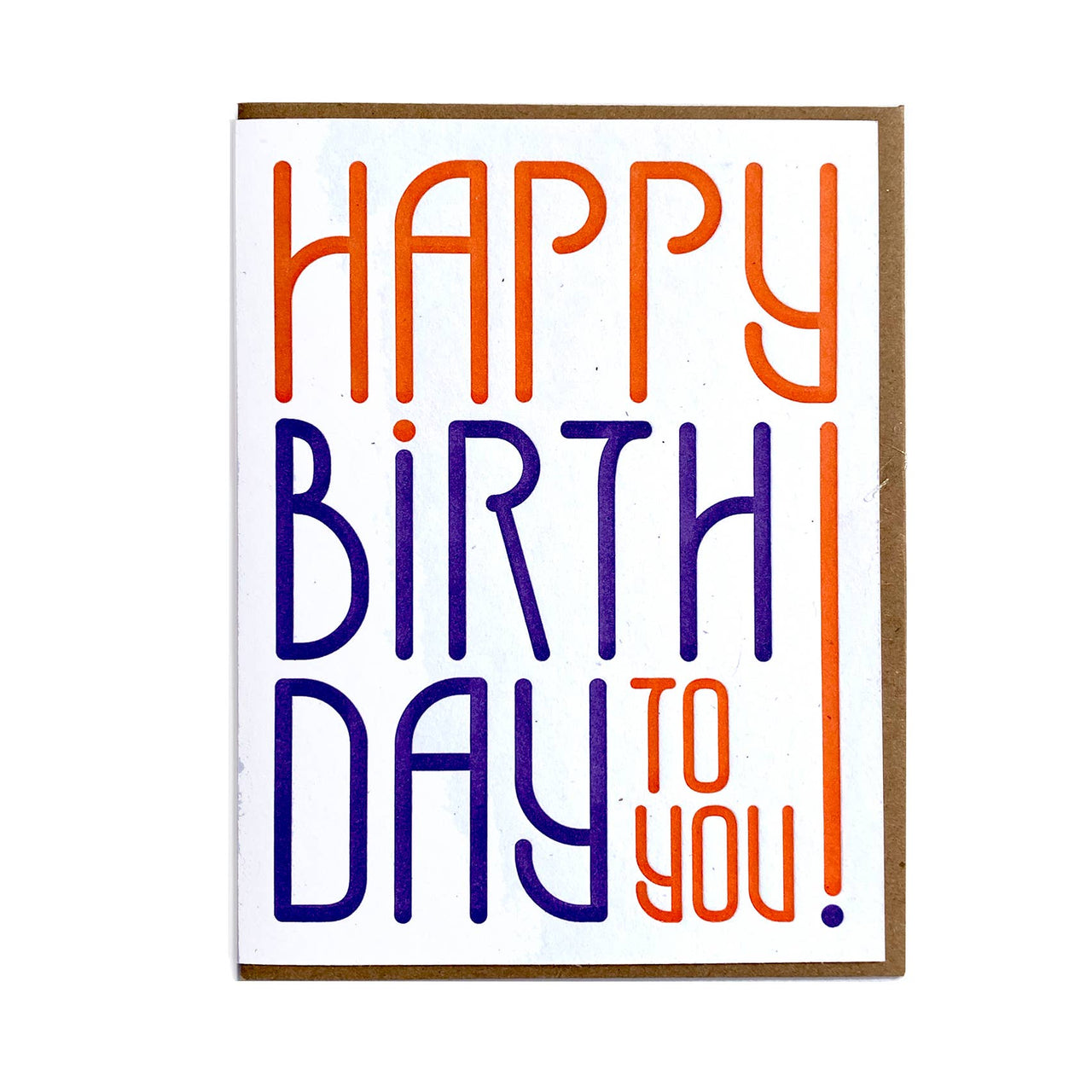 Art Deco Birthday Greeting Card