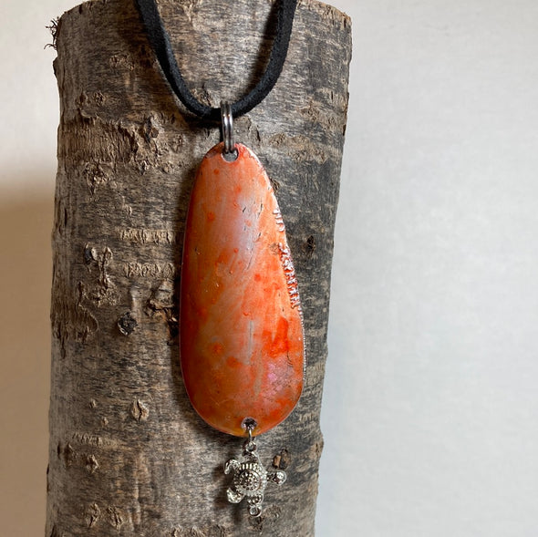 Lure Necklace - Orange I