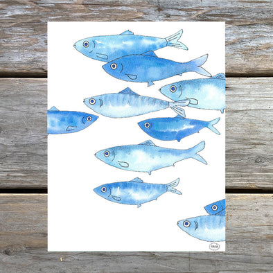 Herring Note Card