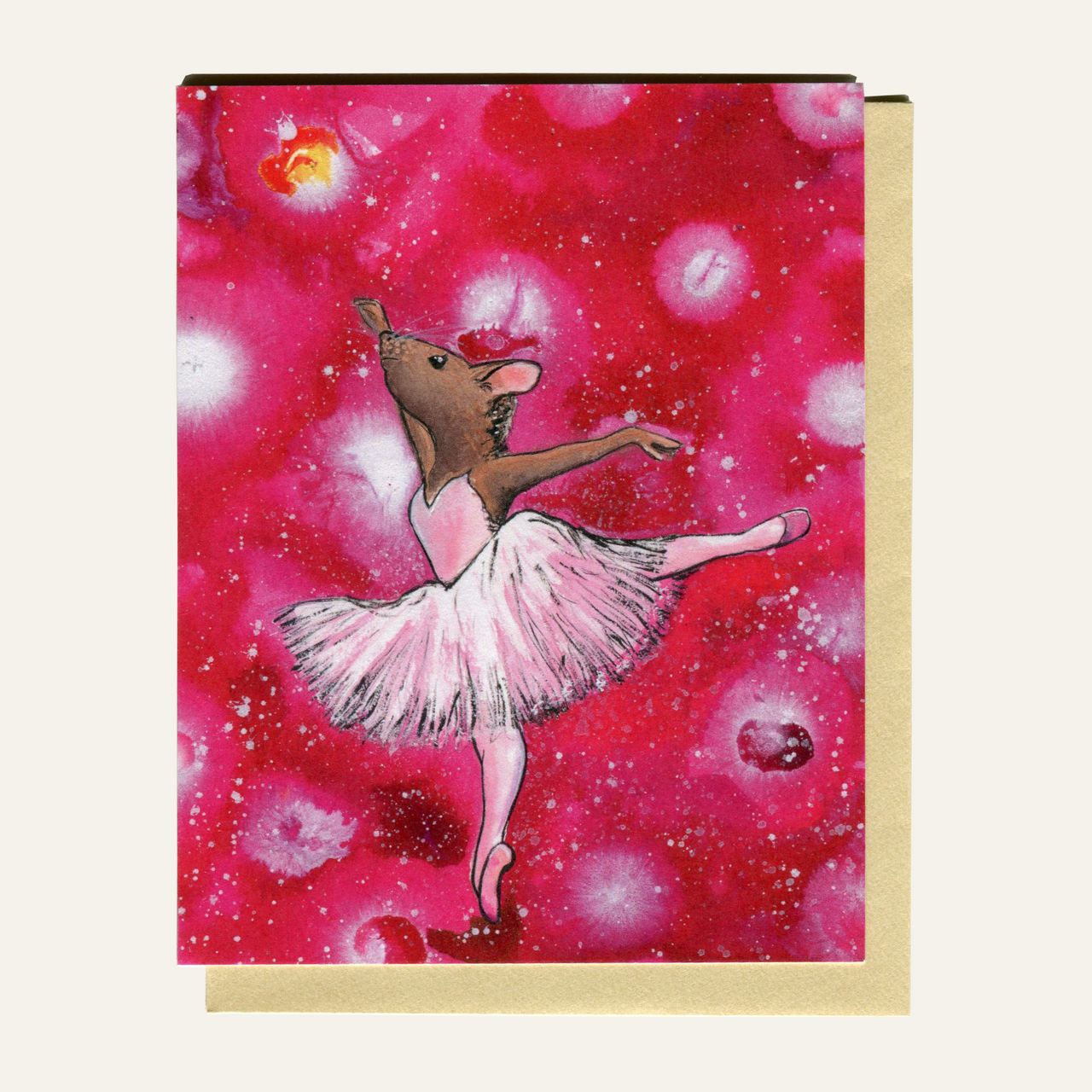 (Mice) Sugar Plum Fairy Card