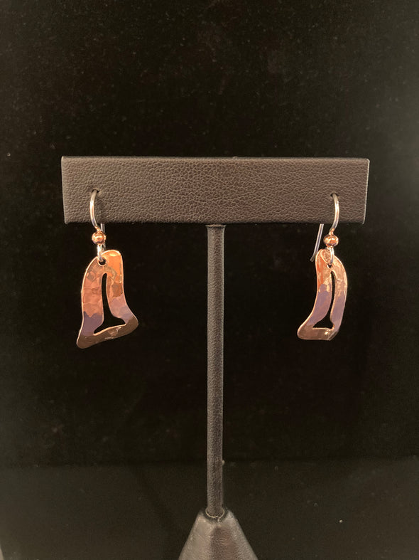 Kéet Gooshi (Killer Whale Fin) Earrings