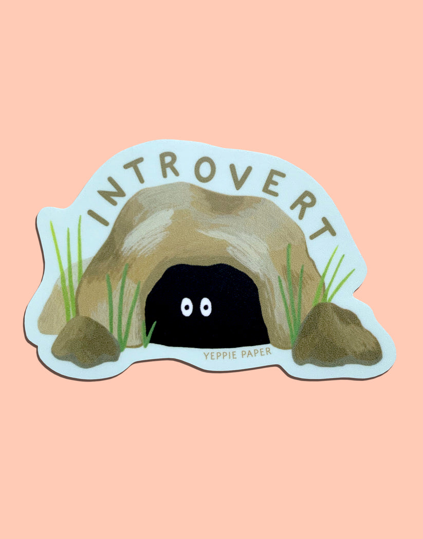 Introvert Sticker