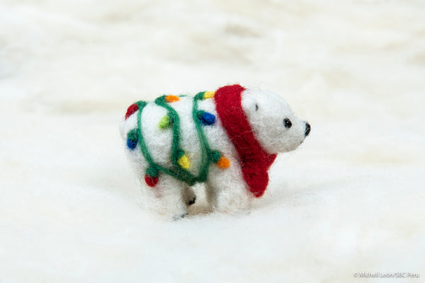 Polar Bear with Lights Ornament