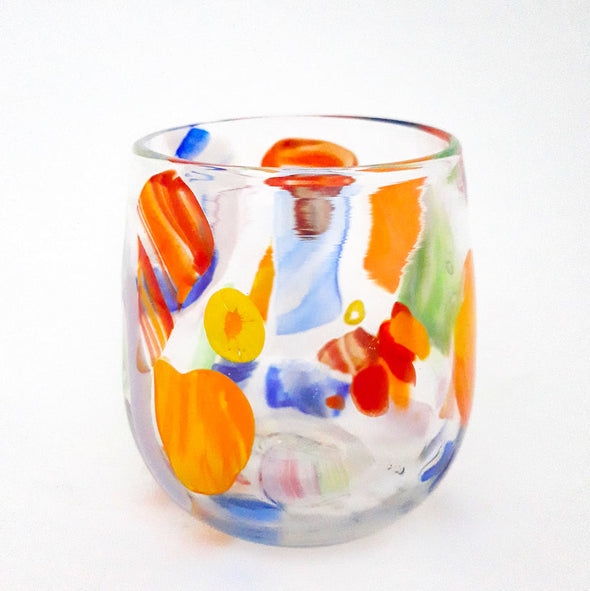 UpCup Stemless Wine Glass - Rainbow