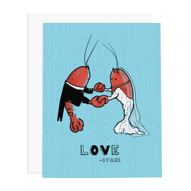 Love - Stahs Wedding Greeting Card