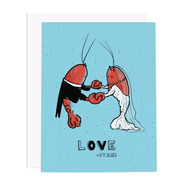 Love - Stahs Wedding Greeting Card