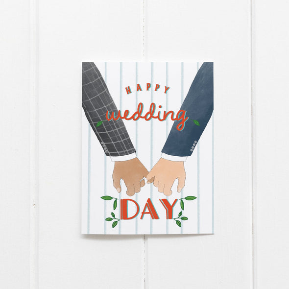 Happy Wedding Day Guys Greeting Card