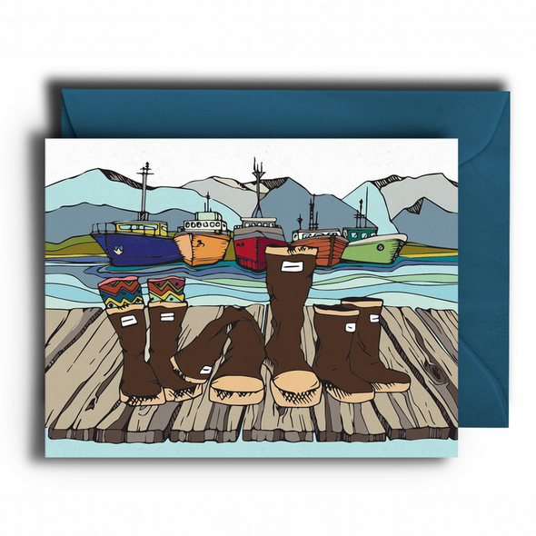 Boats Greeting Card