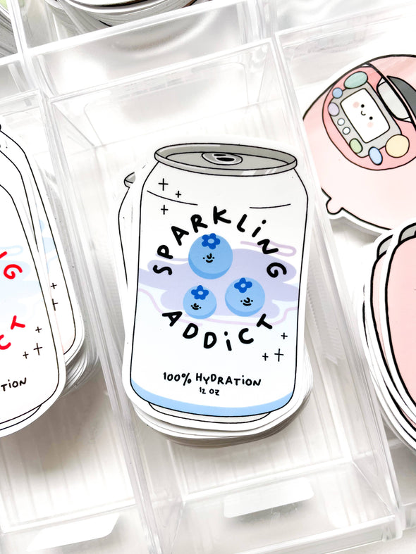 Blueberry Sparkling Addict Sticker