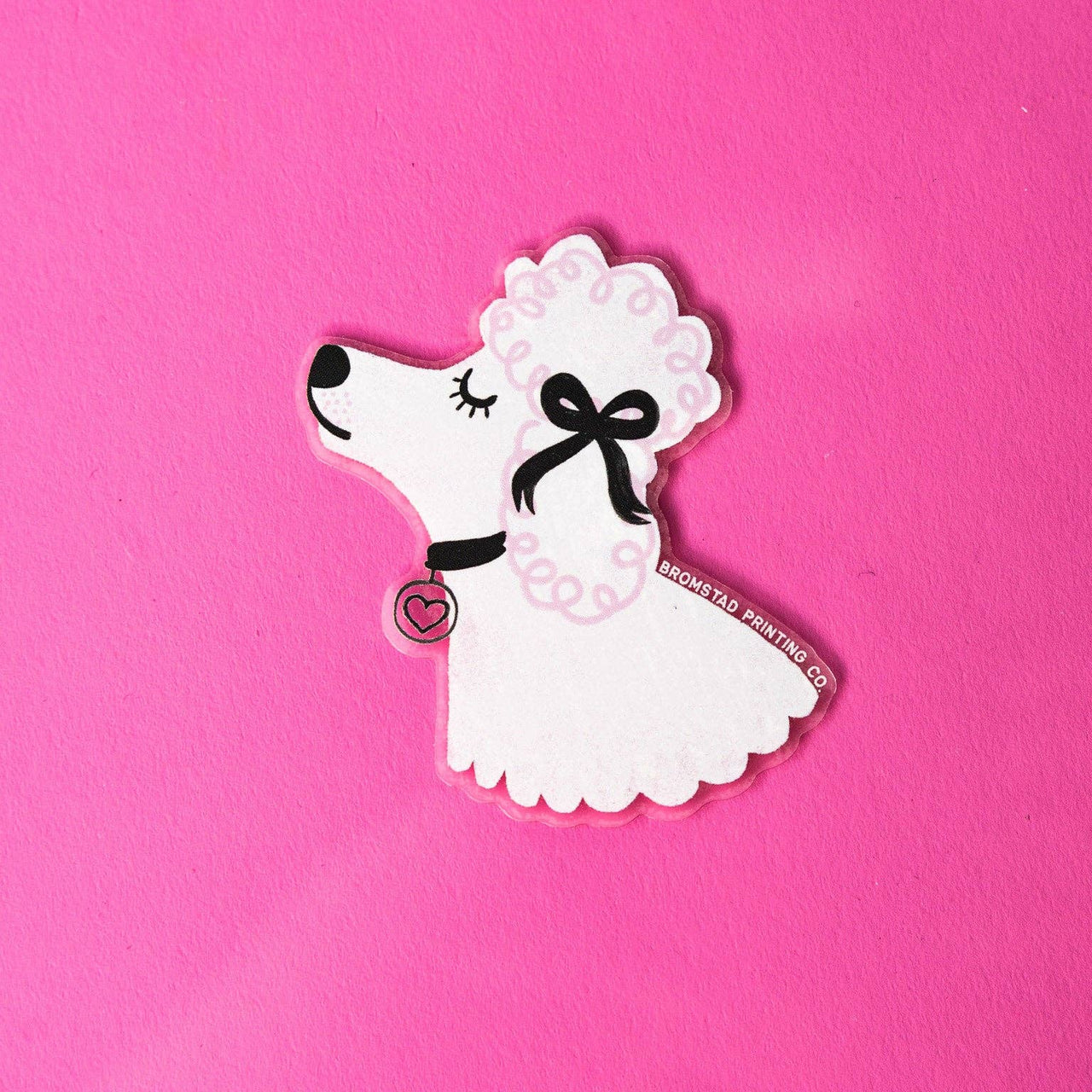 Poodle Dog Clear Sticker