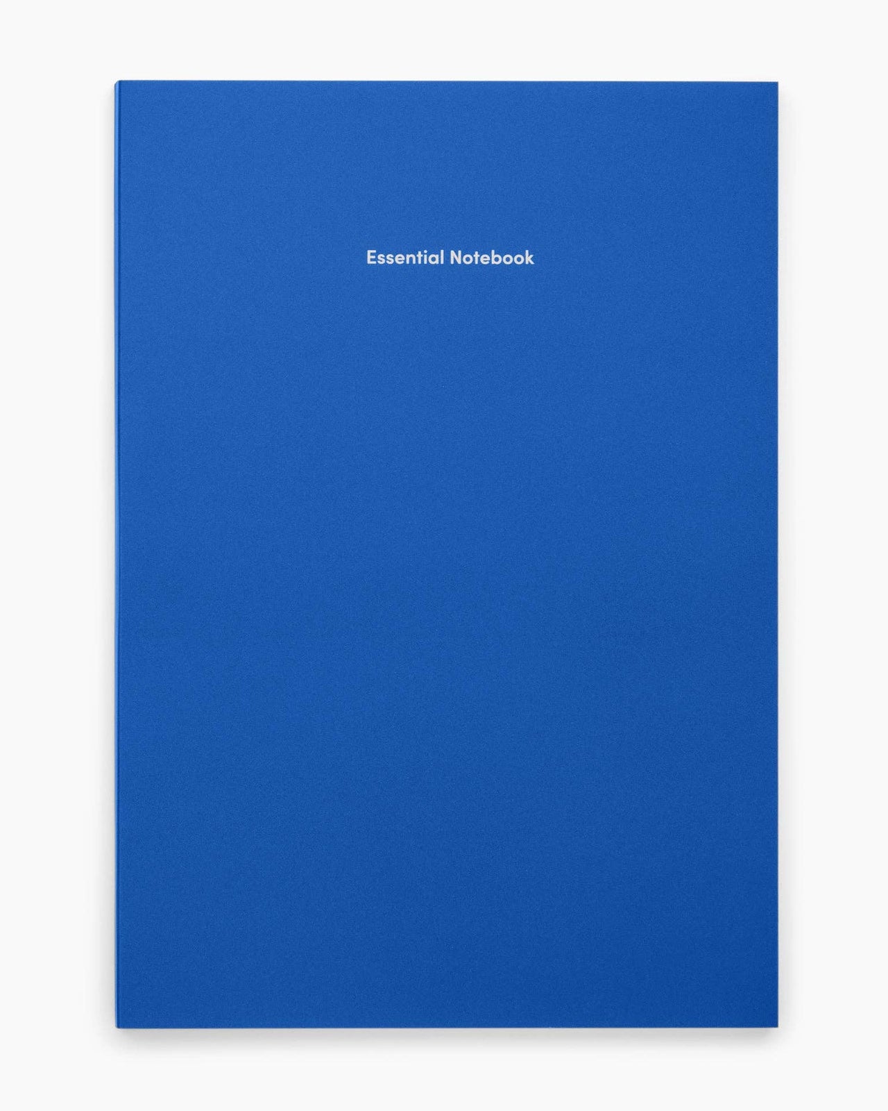 Essential Lined Notebook: Blue