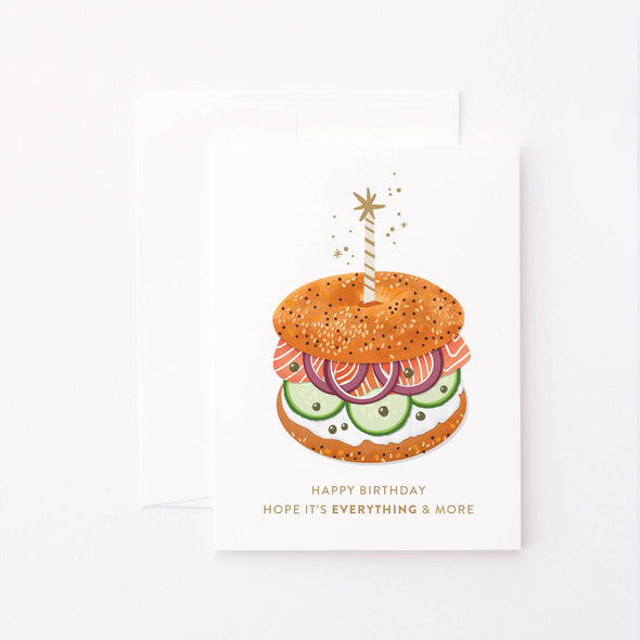 Birthday Bagel Card